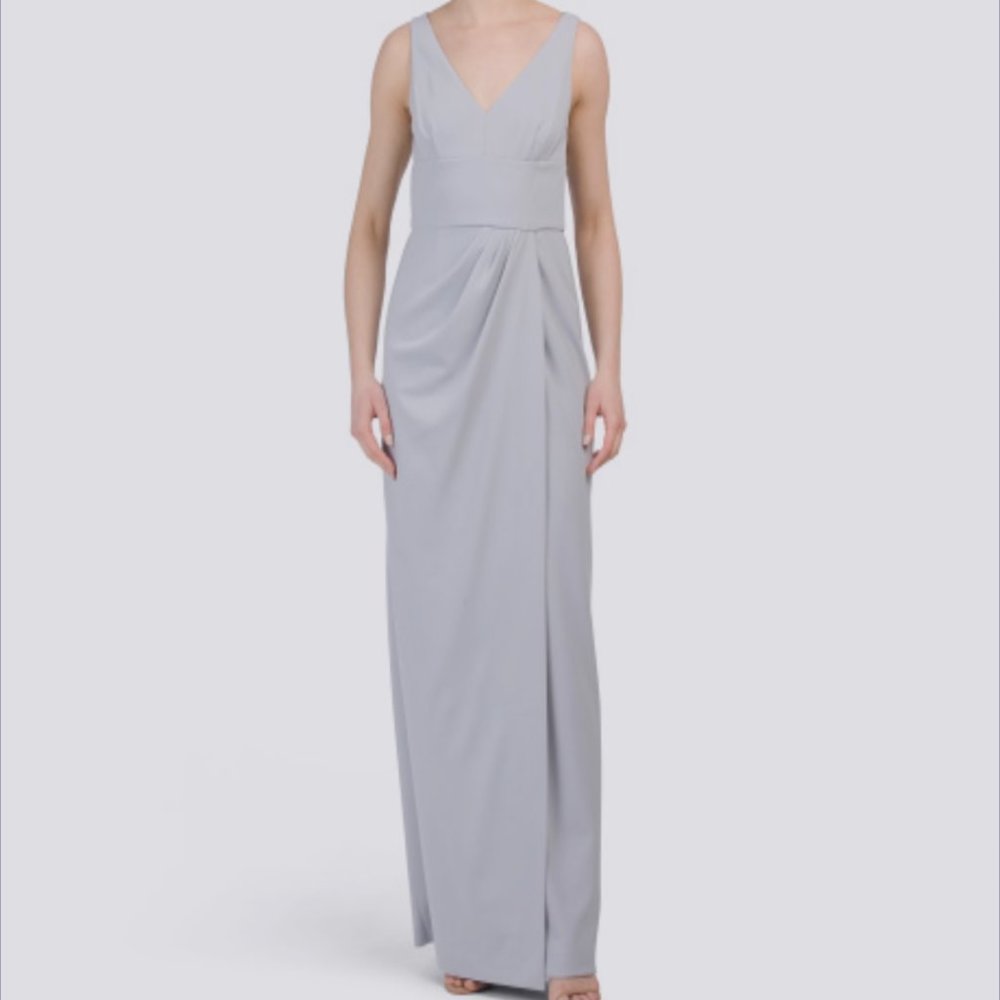 Adrianna Papell Sleeveless Long Gown Dress NWT